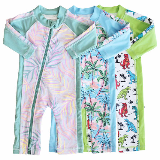 Long Sleeve Rash Guard Swim Romper Full Length | Best Sellers
