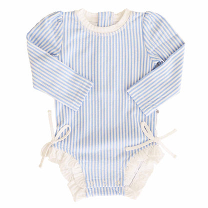 Long Sleeve Rash Guard With Ruffle Bottom | Best Sellers