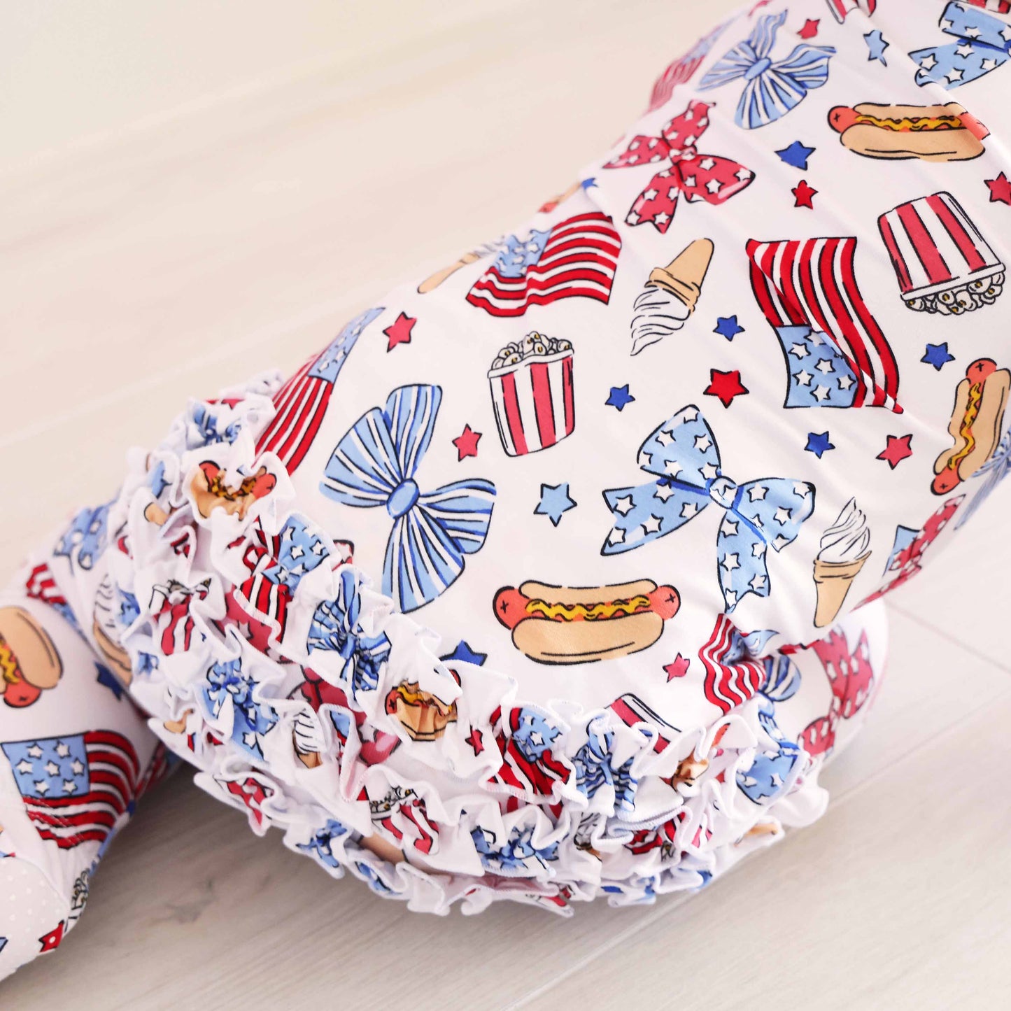 4th of July Zipper Footies