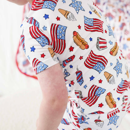 4th of July Two-Piece Short Pajama Sets