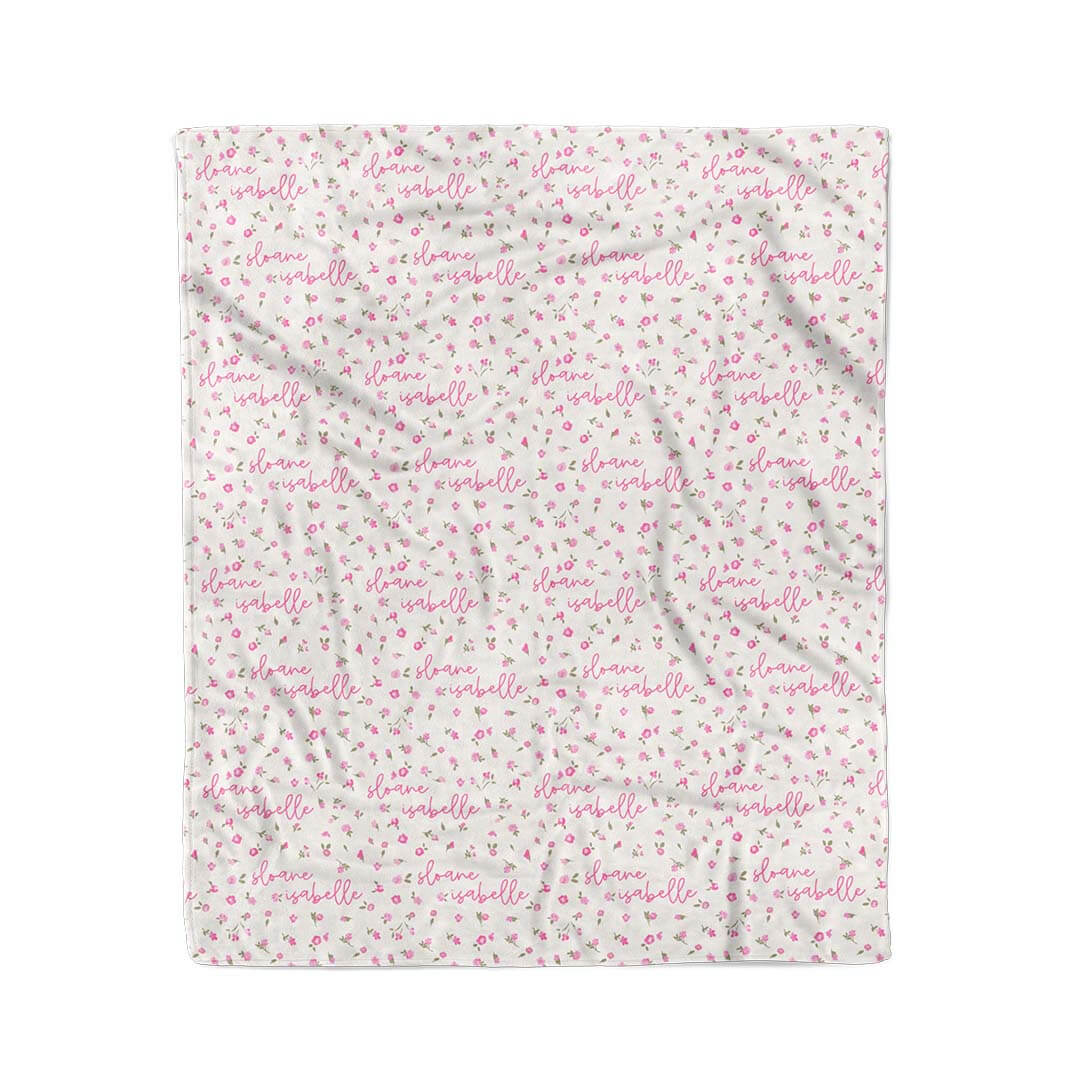 Penny's Posies Personalized Kids Blanket