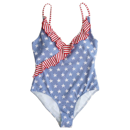 Women's Ruffled One-Piece Swimsuit | All Prints