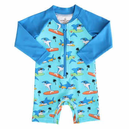 Long Sleeve Rash Guard Swim Romper Shortie | Best Sellers