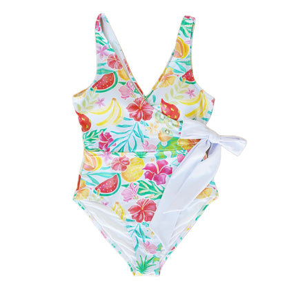 Women's Criss Cross One-Piece Swimsuit | All Prints