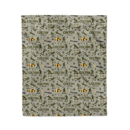 U.S. Army Personalized Kids Blanket