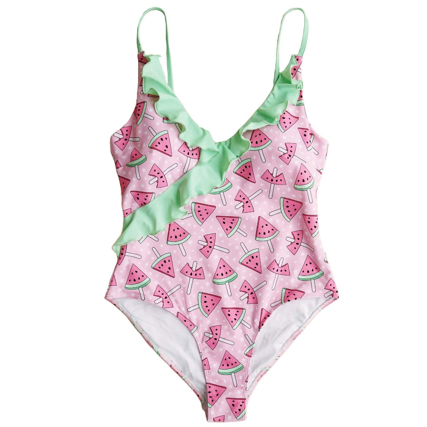 Women's Ruffled One-Piece Swimsuit | All Prints
