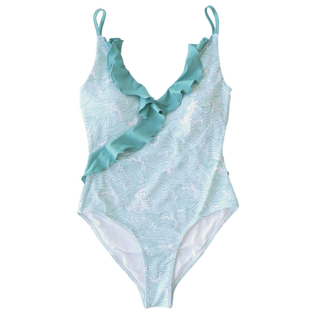 Women's Ruffled One-Piece Swimsuit | All Prints