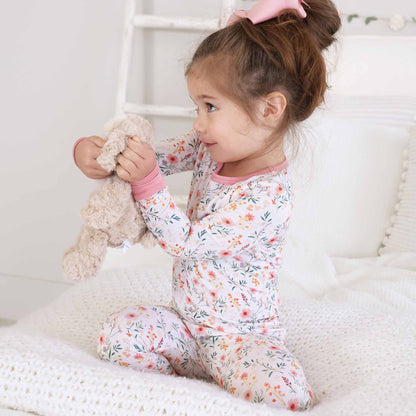 Winnie's Wildflowers Two Piece Pajama Set