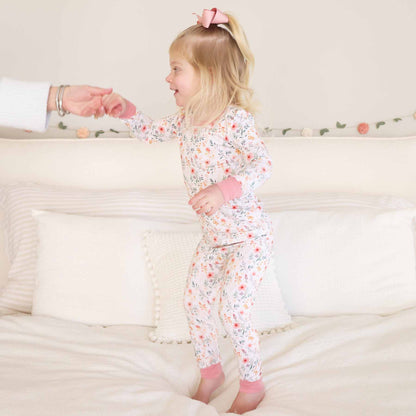 Winnie's Wildflowers Two Piece Pajama Set