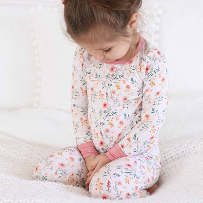 Winnie's Wildflowers Two Piece Pajama Set