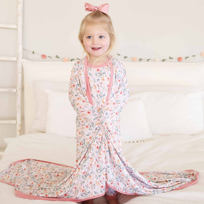 Winnie's Wildflowers Double Sided Bamboo Blanket