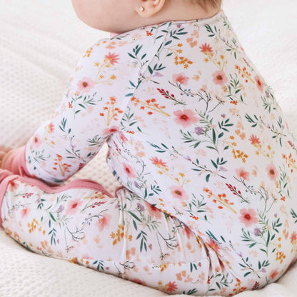 Winnie's Wildflowers Convertible Zip Romper