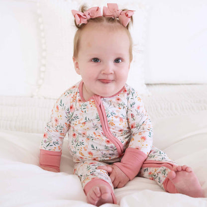 Winnie's Wildflowers Convertible Zip Romper