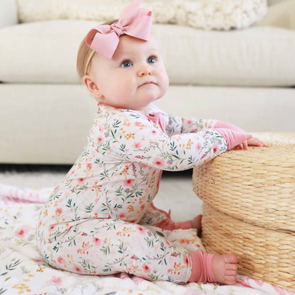 Winnie's Wildflowers Convertible Zip Romper