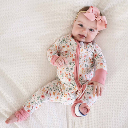 Winnie's Wildflowers Convertible Zip Romper