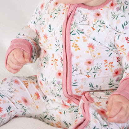Winnie's Wildflowers Convertible Zip Romper