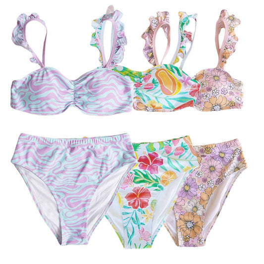 Women's Bikini with High Waisted Bottom | All Prints